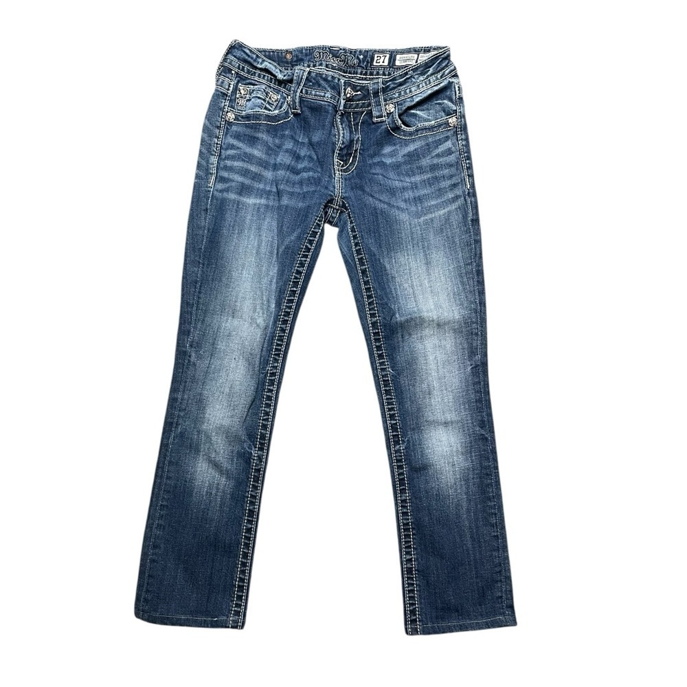 MISS ME Signature Straight Jeans Size 27 Short